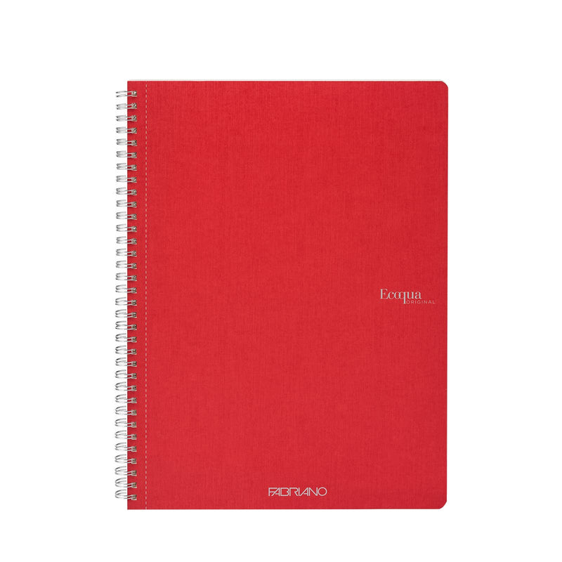 Fabriano Ecoqua Original Spiral-Bound Notebook, Flamingo