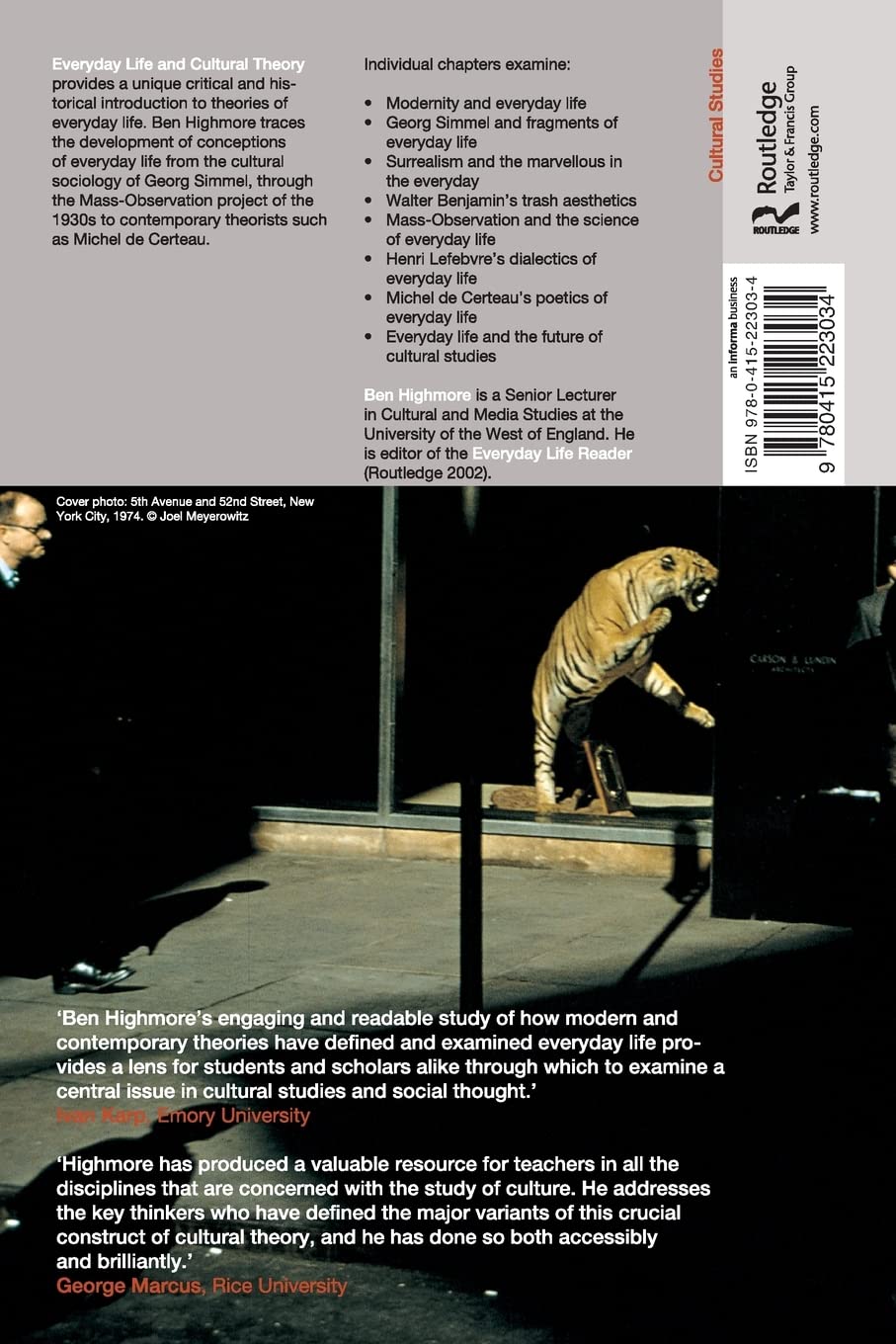 Everyday Life and Cultural Theory
