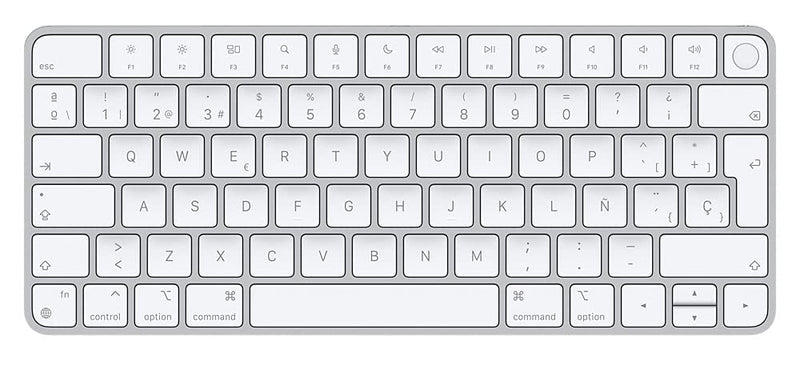 Apple Magic Keyboard With Touch Id - Keyboard - Bluetooth, Usb-C - Qwerty - Spanish