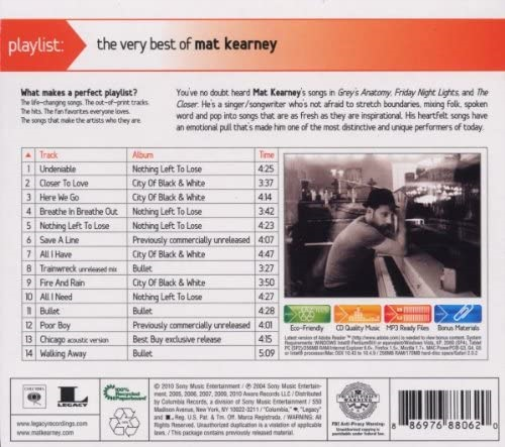 Playlist: The Very Best of Mat Kearney