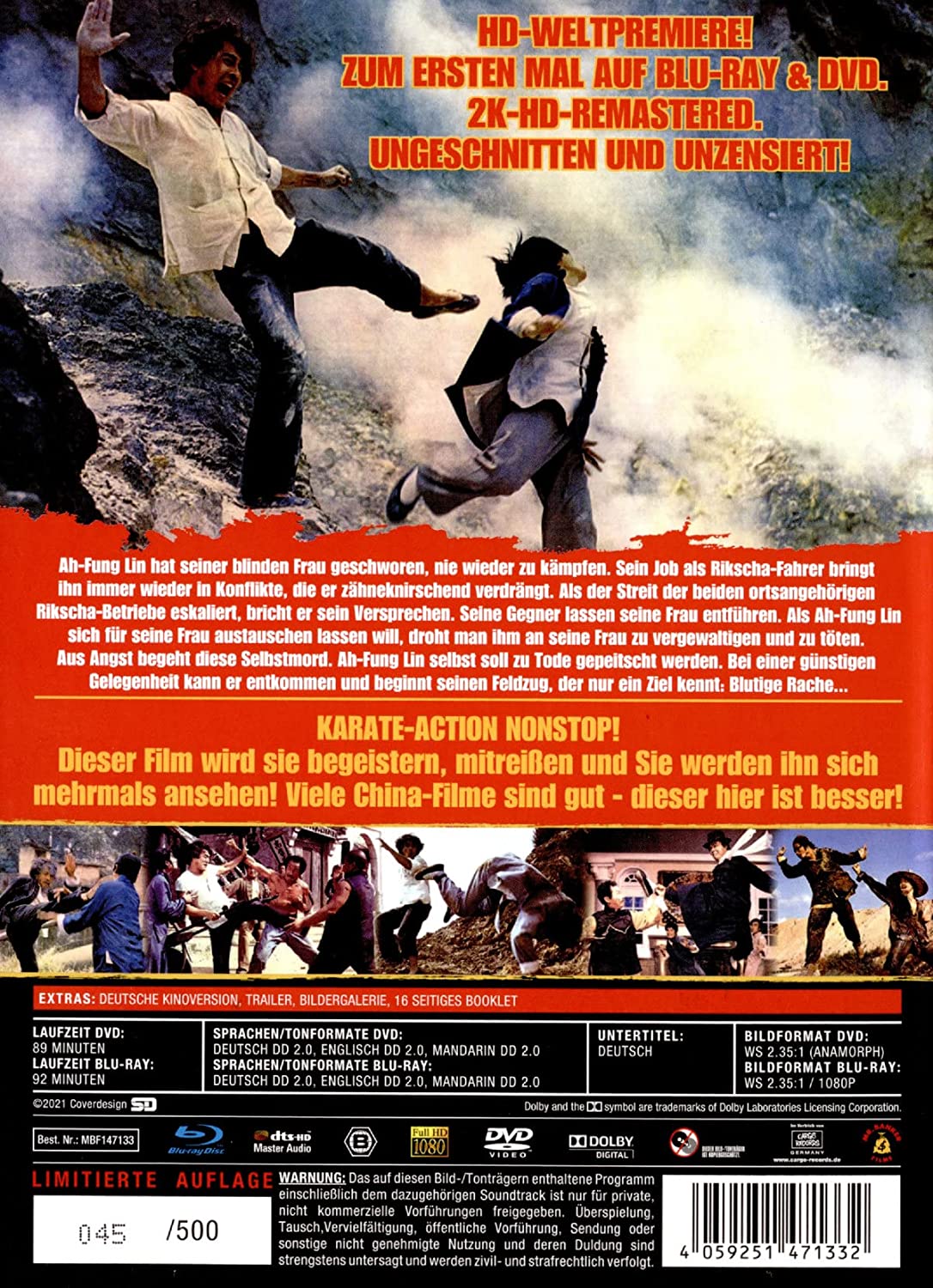 Kung Fu - 10 Finger aus Stahl - Limited Mediabook – COVER B