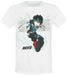 My Hero Academia Deku Men's T-Shirt White Anime Fan Merch TV Series S White