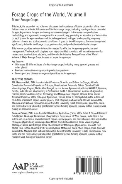 Forage Crops of the World, Volume II: Minor Forage Crops