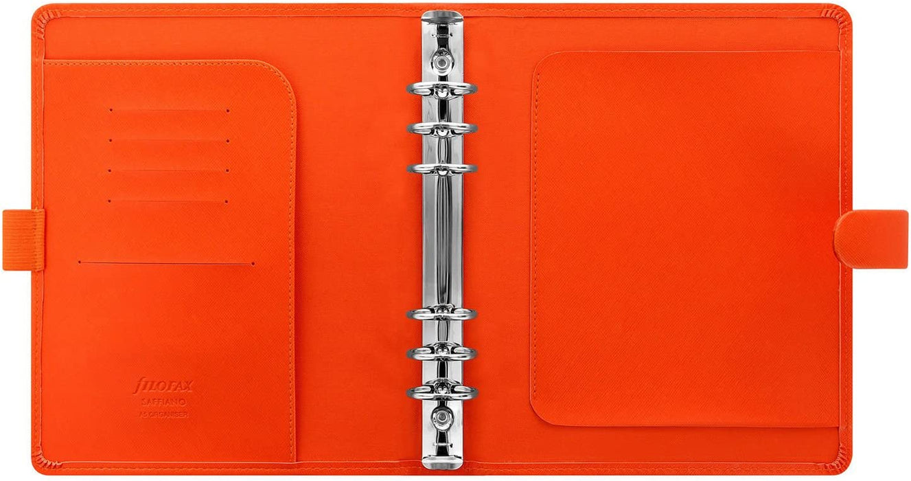 Filofax A5 Saffiano Organiser Bright Orange, 21-022585