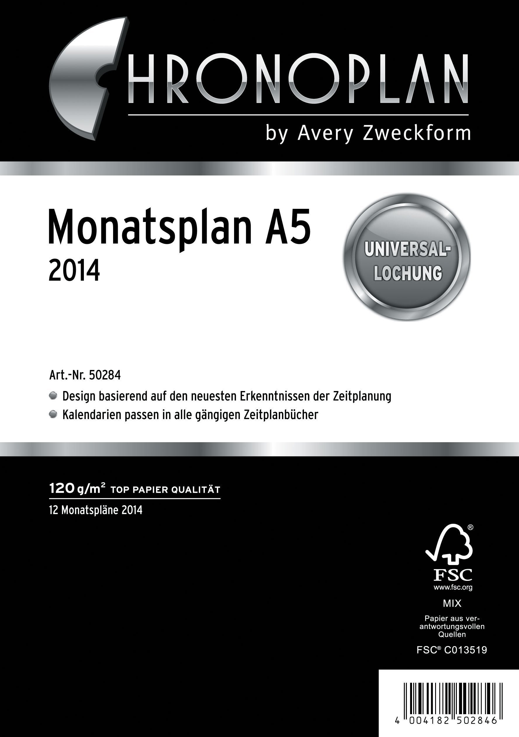 Chronoplan 2014 Calendar Plan 2014 DIN A5