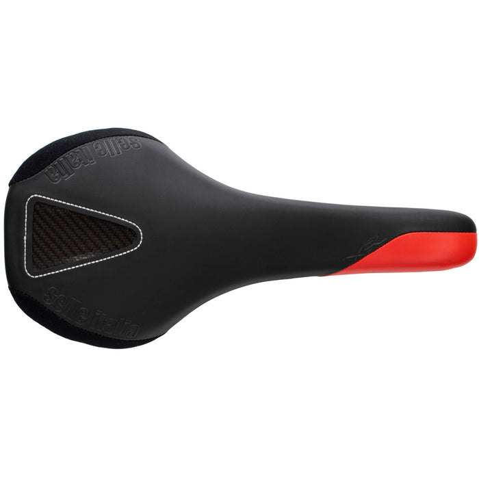 Selle Italia XR TM Cross Country Saddle, Black/Red, 132mm x 280mm