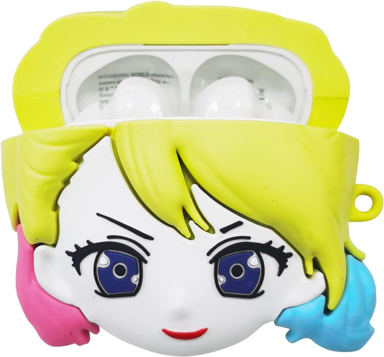 DC TWS Earphones - Harley Quinn - Bluetooth Earphones - True Wireless Earbuds protective case. Bluetooth 5.0 Earphone Built-in mic, Automatic One-Step Pairing, 10M range