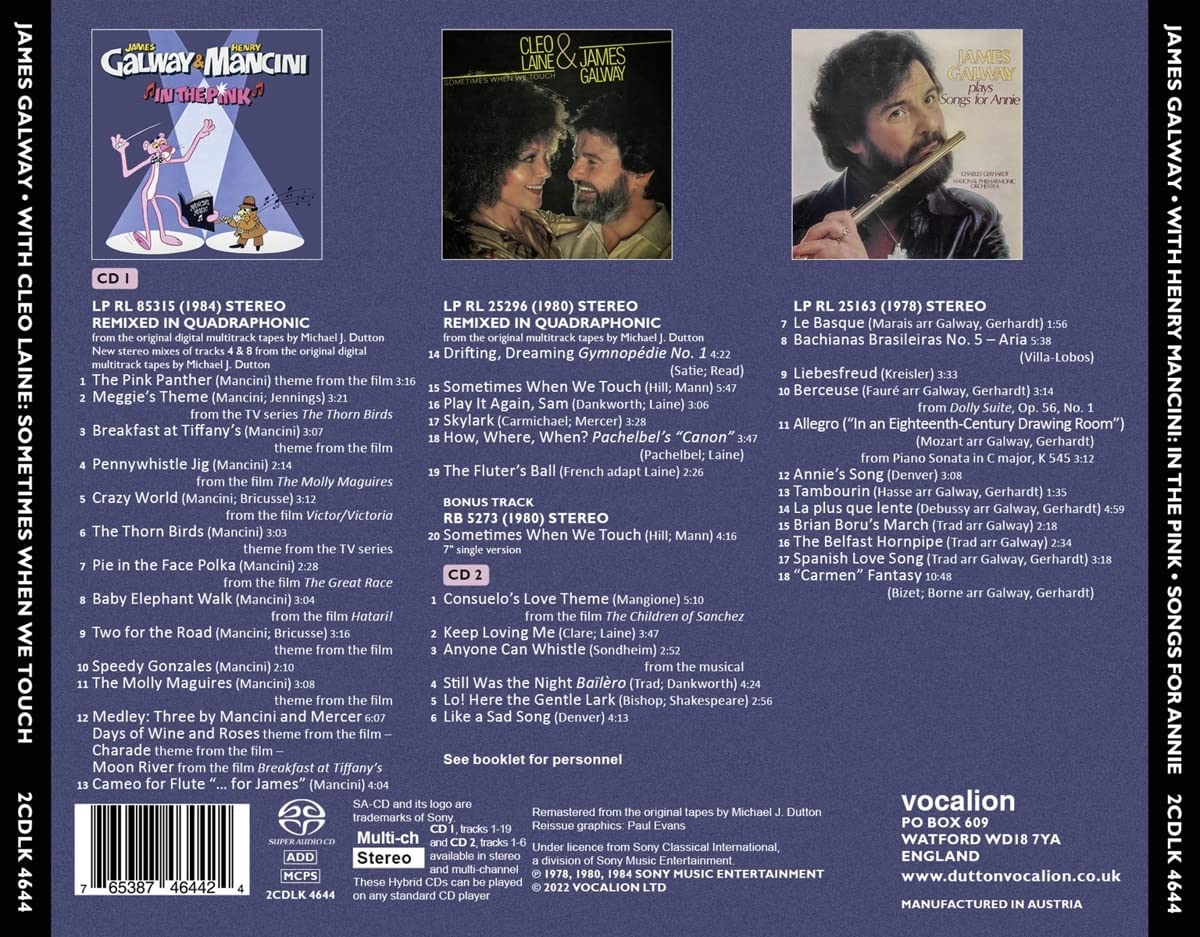In the Pink/Sometimes When We Touch/Songs F.Annie