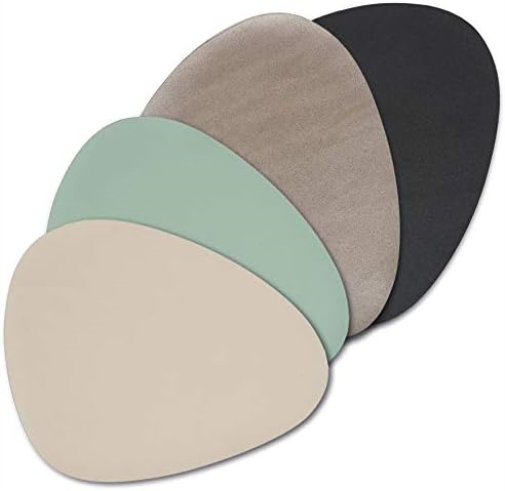 6 Zeller Platzsets beige 34,0 x 42,0 cm