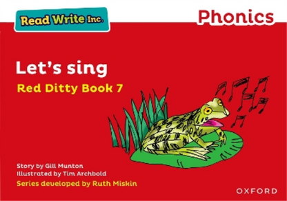 Read Write Inc. Phonics: Red Ditty Book 7 Let's Sing