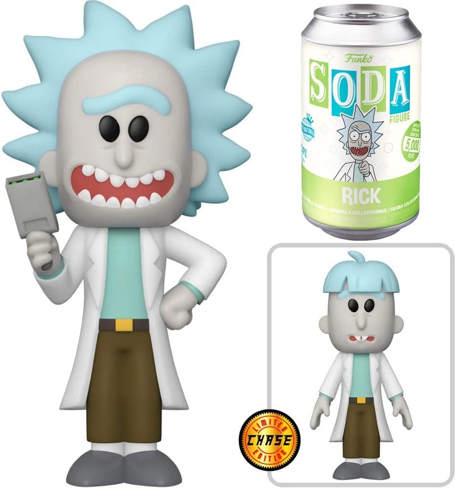 Funko Vinyl SODA: Rick & Morthy - Rick w/chase, Collectible Action Vinyl Figure - 61618, One Size