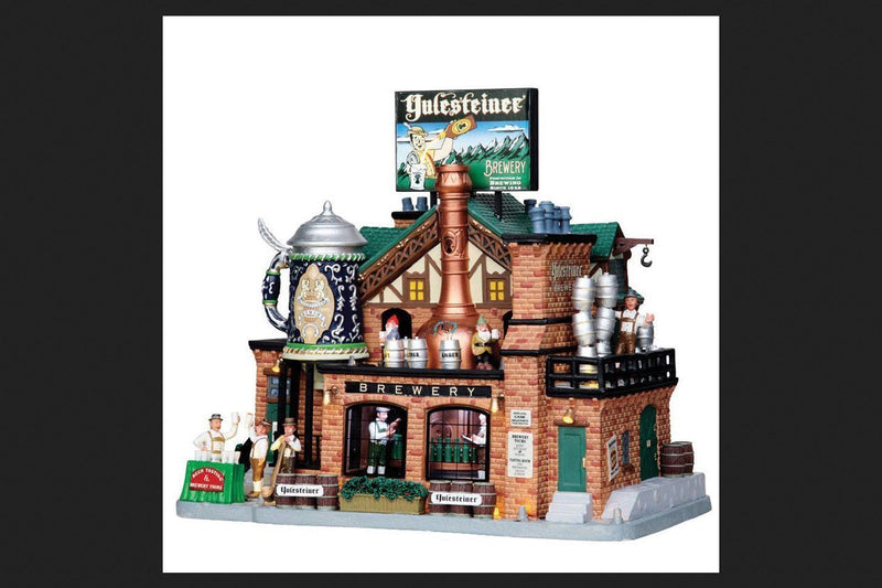 Lemax Village Collection Yulesteiner Brewery, with 4.5V Adaptor (AA)