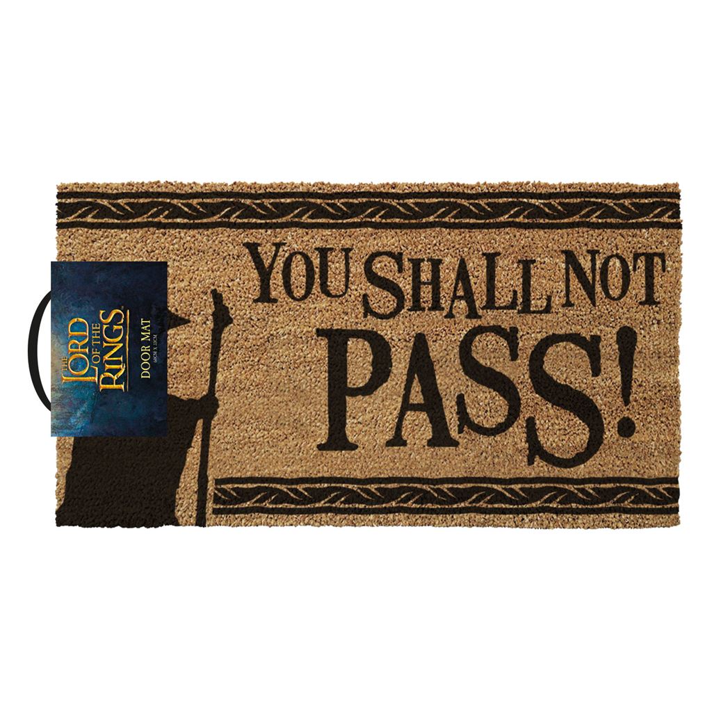 LORD OF THE RINGS (YOU SHALL NOT PASS) COIR SLIM DOOR MAT