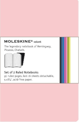 Moleskine Volant Large Ruled Pink Magenta & Magenta 2-set