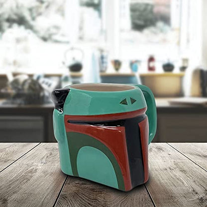 Star Wars (Boba Fett) Sculpted Mug Multicolored 1 Count (Pack of 1)