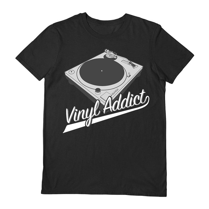 VINYL ADDICT - Vinyl Addict Black Small T-Shirt