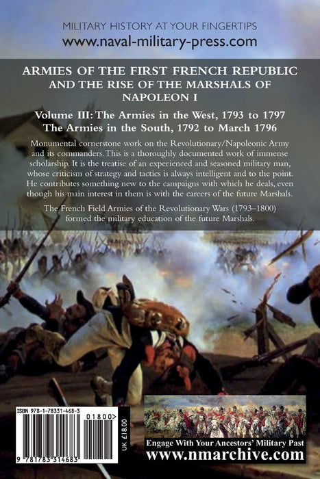 Armies of the First French Republic and the Rise of the Marshals of Napoleon I