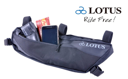Lotus Explorer Frame Bag in Black (2.8L)