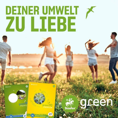 Staufen Staufen Green 794004508 Notebook Cover with Labelling Field DIN A5 150 g/m² Recycled Paper Perfect Protection for Exercise Books Colour Yellow Pack of 10