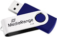 MediaRange USB-Stick MR907 blau, silber 4 GB