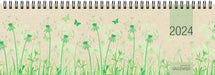 ZETTLER KALENDER Tischquerkalender Grasserie 2024