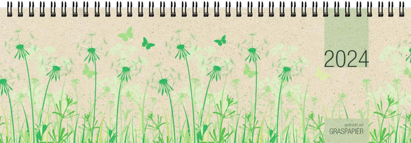 ZETTLER KALENDER Tischquerkalender Grasserie 2024