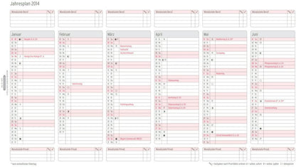 Chronoplan 50274 Calendar Insert 2024, Year Planner in A5 Format (148 x 210 mm), Replacement Calendar, Ideal for Clear Year Planning, Multi-Hole, for Unfolding (with Leporello Fold), White 2024 DIN A5