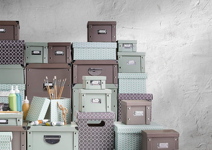 Aufbewahrungsbox grau, klein