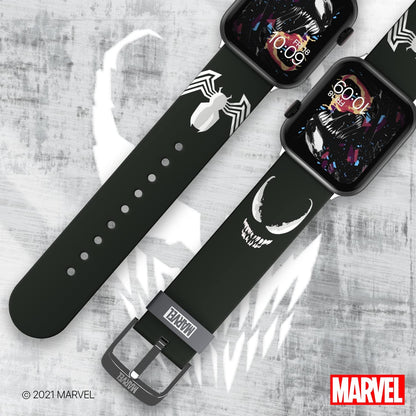 MARVEL – Smartwatch Band - Officially Licensed, Compatible with Every Size & Series of Apple Watch (watch not included) Venom Insignia