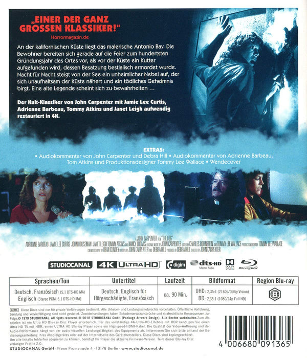 The Fog - Nebel des Grauens / 4K Ultra-HD (+ BR)
