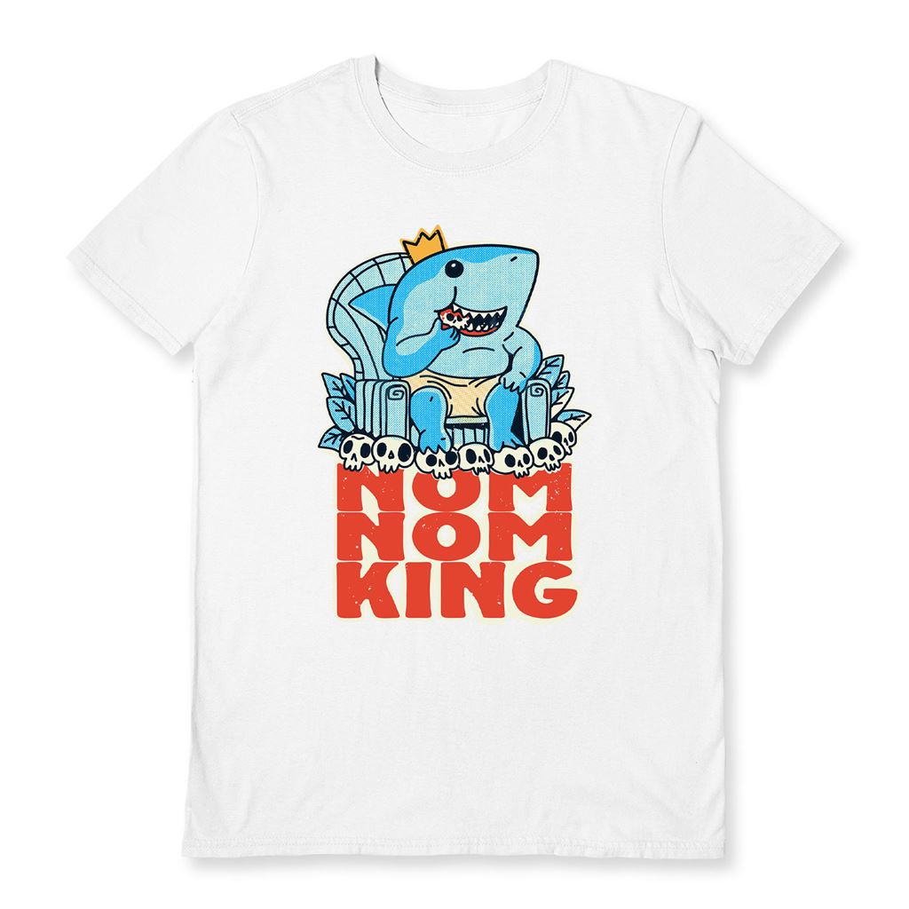 PEPE RODRIGUEZ (NOM NOM KING) WHITE UNISEX T-SHIRT