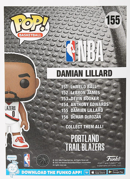 Funko POP! NBA: Trailblazers - Damian Lillard - Collectable Vinyl Figure - Gift Idea - Official Merchandise - Toys for Kids & Adults - Sports Fans - Model Figure for Collectors and Display