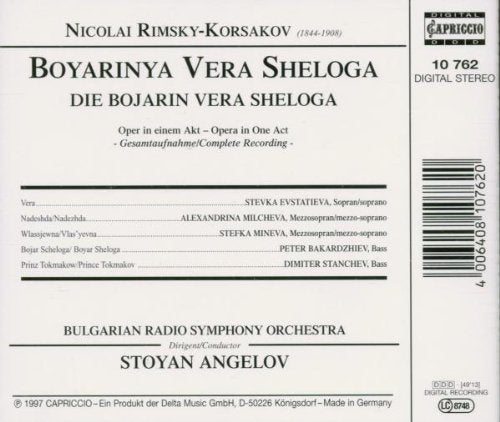 Nikolai Rimsky-Korsakov: Die Bojarin Vera Scheloga / Boyarinya Vera Scheloga (Gesamtaufnahme)