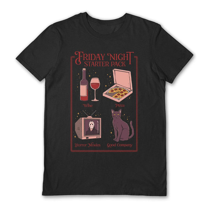 THIAGO CORREA (FRIDAY NIGHT) BLACK UNISEX T-SHIRT