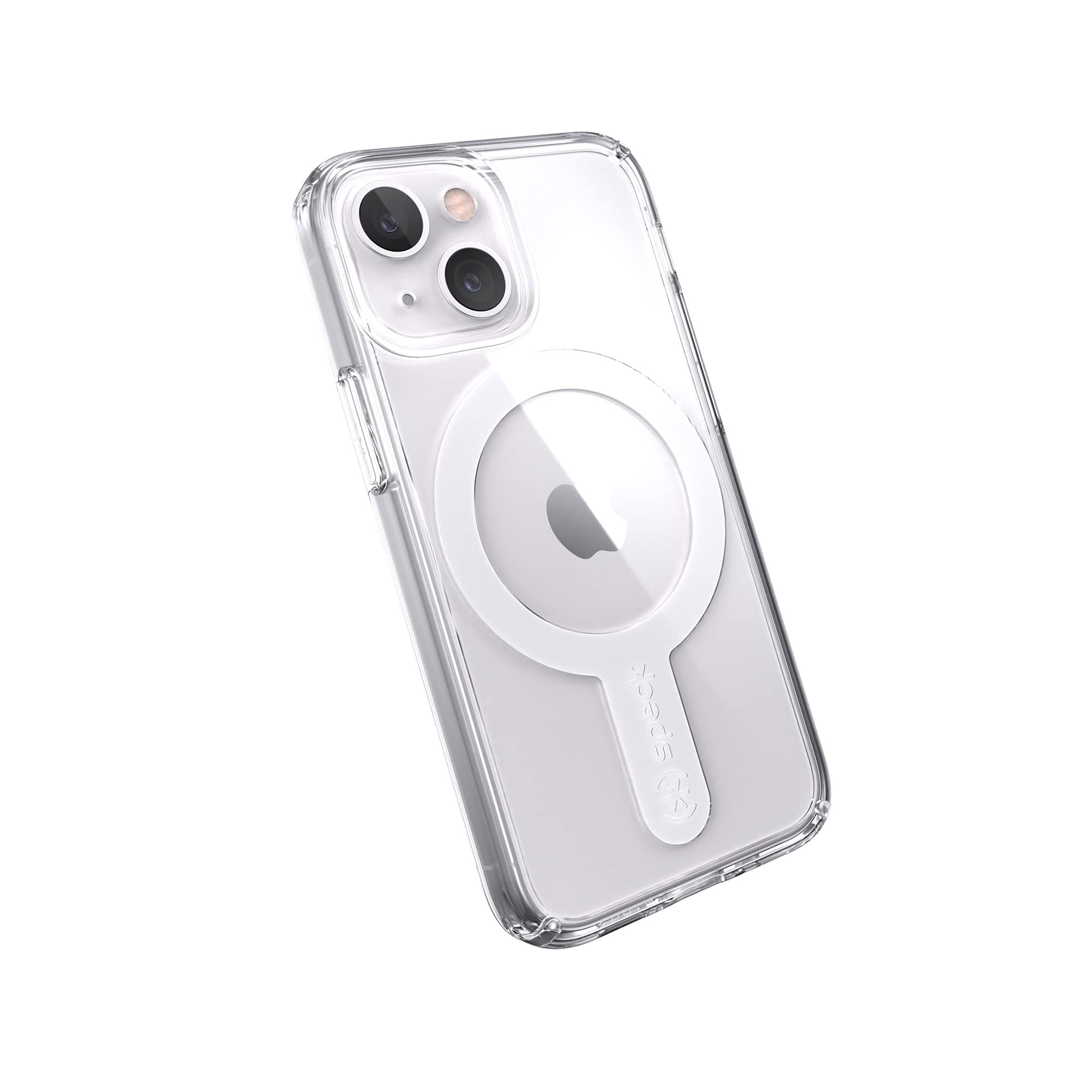 Speck Products Gemshell Clear + MagSafe iPhone 13 mini/iPhone 12 mini Case, Clear/Clear
