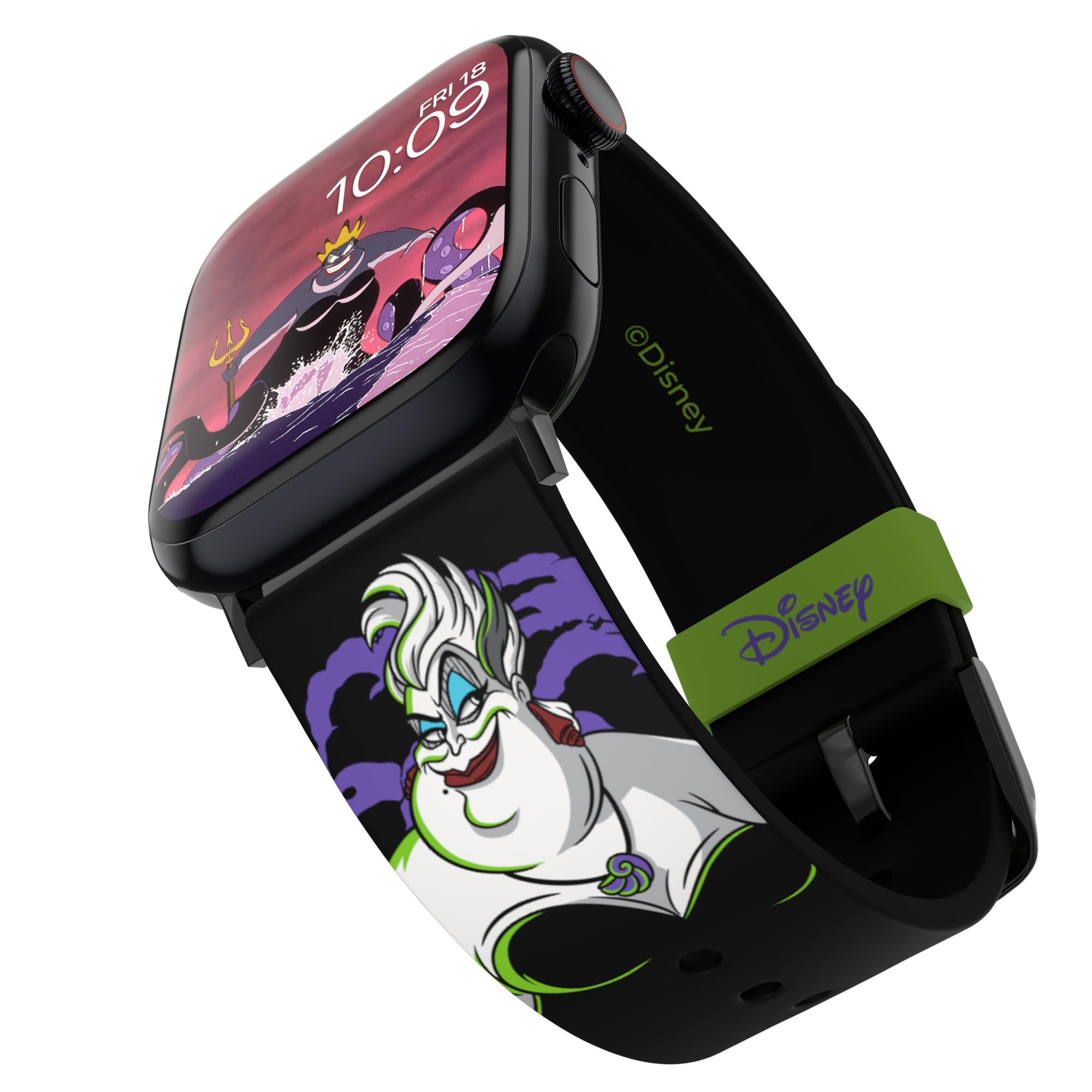 MobyFox x Disney Apple Watch Band - Little Mermaid (Ursula) - Officially Licensed Smartwatch band, Compatible with Every Size & Series of Apple Watch (not included)