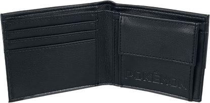 Pokémon Wallet Pixel Evolution Logo Official Black Bifold One Size black