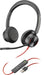 Polycom - Poly Blackwire 8225 M USB A Headset ANC Microphone Certified for Microsoft Team with Built in Teams Button Flexible Boom