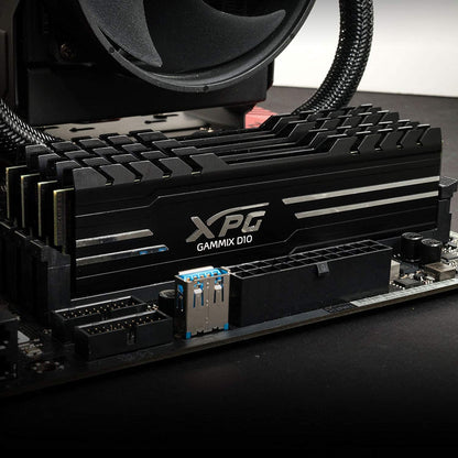 XPG Gammix D10 3200MHz (PC4 25600) 16G (8GBx2) Memory Module Kit Black (AX4U320038G16-DB10) 3200Mhz 16 GB (2 x 8GB) Black