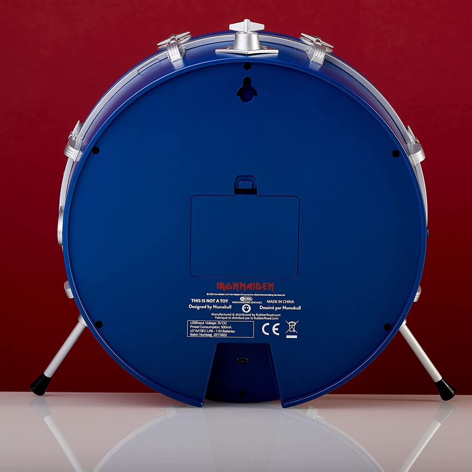 Iron Maiden Logo 3D Drum Lamp / Wall Light
