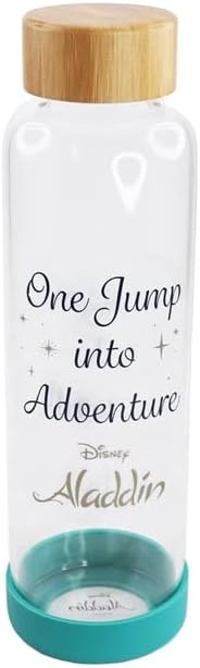 Disney: Half Moon Bay - Aladdin (Water Bottle Glass 500Ml / Bottiglia Vetro)