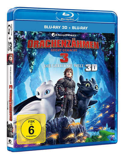 Drachenzähmen leicht gemacht 3 - Die geheime Welt (3D Blu-ray) (+ Blu-ray 2D)