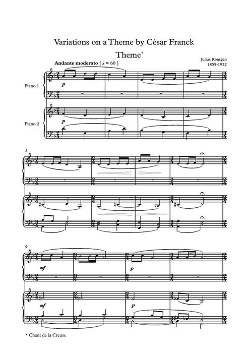 Röntgen: Variations on a Theme by Cesar Franck