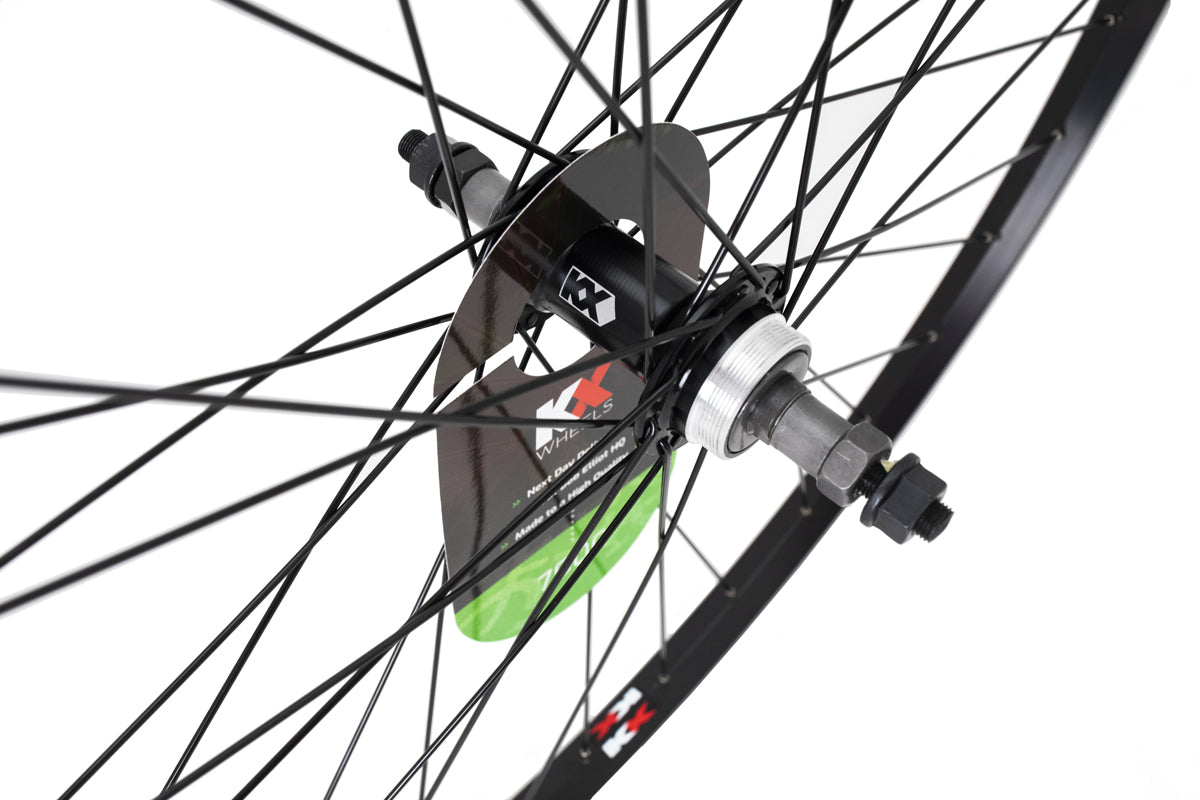 KX Hybrid 700C Singlewall Solid Axle Screw On Wheel Rim Brake (Rear) - Black
