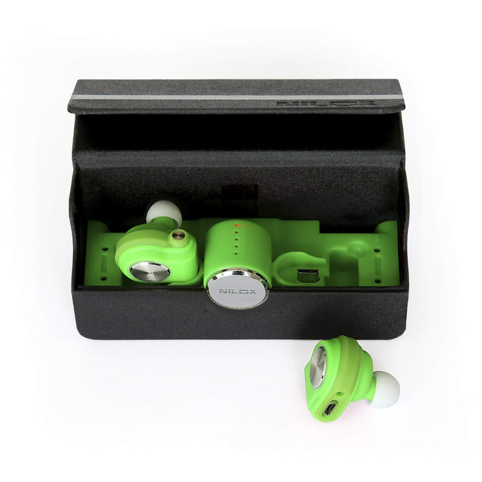 Nilox 10NXAU15ST006 Drops Bluetooth 4.0 Headsets With Built-In Microphone - Black