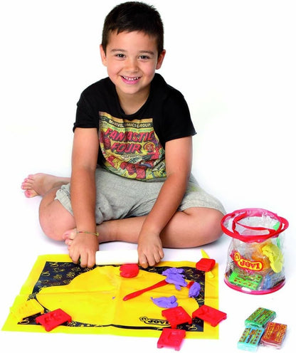 JOVI Knete PLASTILINA farbsortiert 10 Farben je 25
