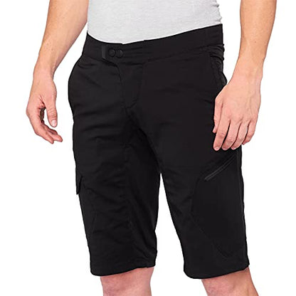 100% Ridecamp Shorts 2022 Black 38"