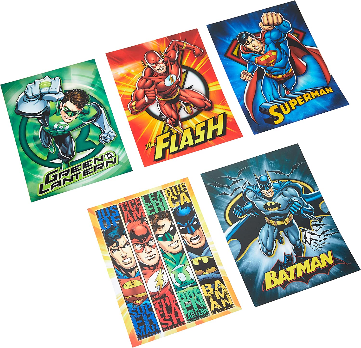 DC COMICS - Postcards - Set 1 (14,8x10,5)