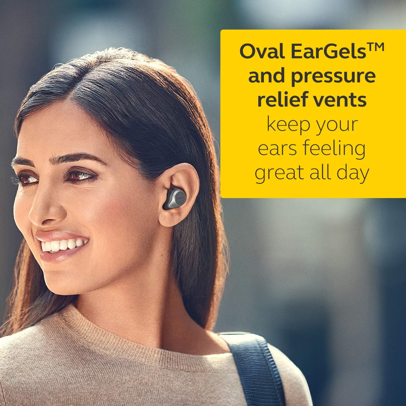 Jabra Elite 85t True Wireless Earbuds - Jabra Advanced Active Noise Cancellation with Long Battery Life and Powerful Speakers - Wireless Charging Case - Black Elite 85t Single Black