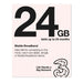 Three 3G 4G & 5G-Ready 24Gb Prepaid Mobile Broadband Trio Sim Card